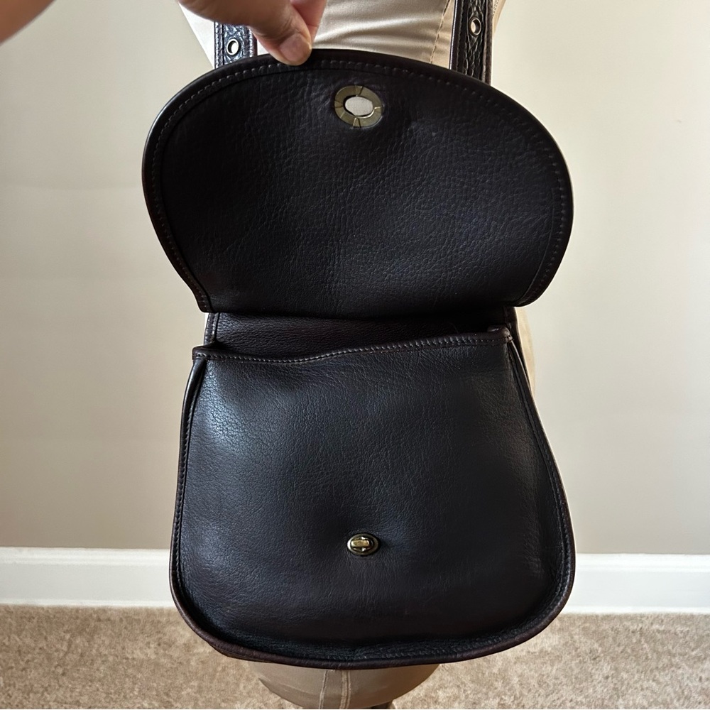Rare Vintage Coach Berkeley Crescent saddle bag 9014 - Picture 6 of 17